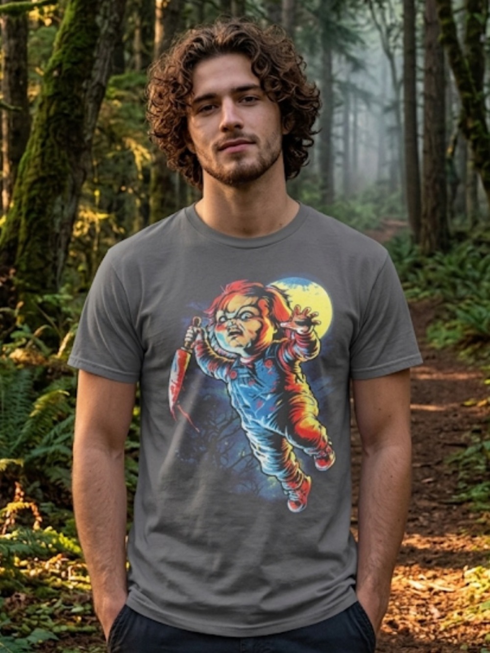 Chucky Horror Shirt Men’s Size XL Black